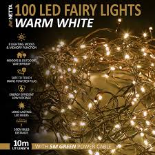 100 led 10m fairy string lights outdoor