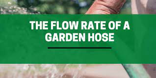 flow rate of a garden hose gpm explained
