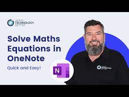 Solve Mathematics Equations In Onenote
