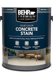 Solid Color Concrete Stain Behr