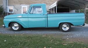 caribbean turquoise 1964 ford truck f