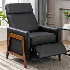 pu leather recliner chair living room