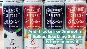 smirnoff s spiked seltzer just got