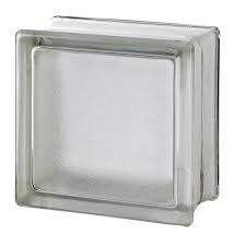 White Mist Pattern Glass Block