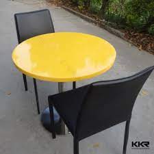 kkr table0118 china yellow round