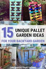 15 Unique Pallet Garden Ideas For Your