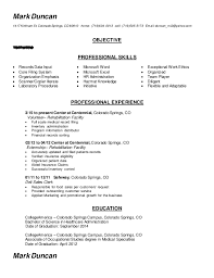 Completed Admin Resume Medical Records Clerk