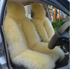 Long Hair Natural Sheepskin Seat Covers