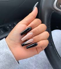 Now, add more thicker glittery particles, followed by red shimmer below the golden glittery line. Do You Have A Crush On Long Nails Then Enjoy The 40 Most Beautiful Long Nail Ideas We Have F Long Acrylic Nails Coffin Long Acrylic Nails Black Acrylic Nails