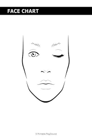 female face charts 7 pages