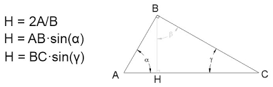 How To Find The Height Of A Triangle