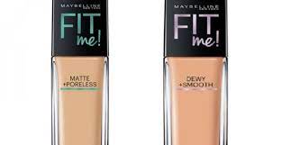 review maybelline fit me foundation