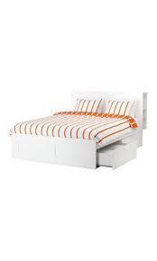 ikea brimnes storage bed white queen