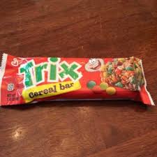 trix cereal bar and nutrition facts