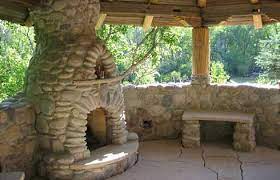 Standout River Rock Fireplaces