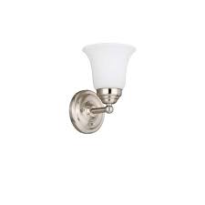 Light Brushed Nickel Wall Sconce