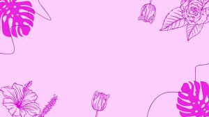 pink flower background in ilrator