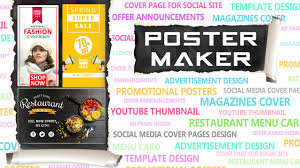 Get Poster Maker Thumbnail Cover Flyer Ad Page
