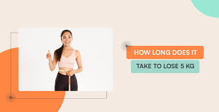 how long does it take to lose 5 kg let