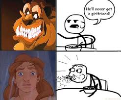 funny meme tumblr | beauty and the beast, disney, he will never ... via Relatably.com