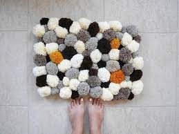how to make a pom pom rug how to make