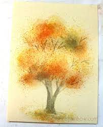 Easy Watercolor Tree Painting In Fall