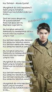 Indah… indahnya hidup ini bersama tuhan selalu menggapai hari esok. Vacum On Twitter Lirik Lagu Kau Terindah Cipt Alysyarief Aliando26 Edit By Mimin Http T Co F9sxgorhot