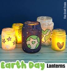 Mason Jar Lanterns For Earth Day The