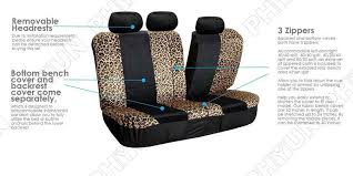 Au Universal Black Leopard Style Car