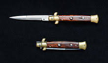 A knife with a blade inside the handle w.: Switchblade Wikipedia