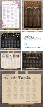 Wedding Seating Charts Ideas Printable Stationery