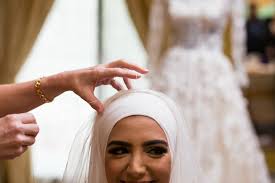 the wedding hijab