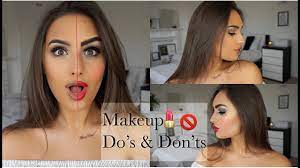 do s don ts makeup mistakes to