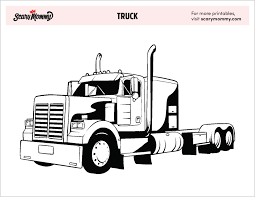 My kids loved this (ages 5, 7, and 8). Free Truck Coloring Pages Guaranteed To Rev Up Creativity