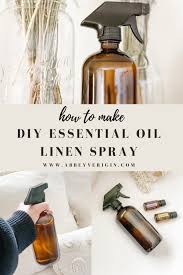diy essential oil linen spray