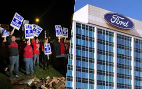 Huelga histórica en los tres grandes de la industria automotriz de EEUU:  esto pide el sindicato a GM, Ford y Stellantis