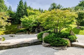japanese inspired rock garden
