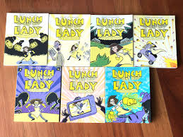 Krosoczka, lunch lady is a collection of 4 books starting with lunch lady and the author visit vendetta and ending with lunch lady and the video game villain. Lunch Lady Series 7 Books Hobbies Toys Books Magazines Children S Books On Carousell