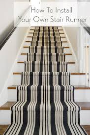 how to install a stair runner yourself