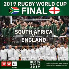 After six weeks and 44 games, the rugby world cup boils down to 80 minutes between england and south africa. Ewn Reporter On Twitter It S South Africa Vs England In The 2019 Rugby World Cup Final Rwc19