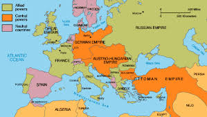 Political map of europe in 1914. Maps Of Western Europe Allied Powers Europe Map World War One