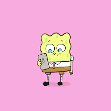 free iphone spongebob gif by