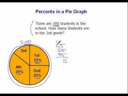 percents in a pie graph you