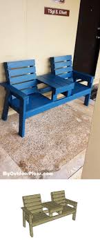 The dimensions of the outdoor bench can vary, but a good starting point is 4 feet long, 18 inches high, and 15 inches wide. 40 Creative Outdoor Bench Diy Ideas And Tutorials 2017