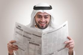 Image result for man reading newspaper