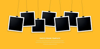 photo frame background vector art