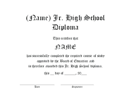 Print High School Diploma Online Free Certificate Printable
