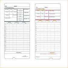 Free Printable Templates Weekly Time Cards Blank Employee For