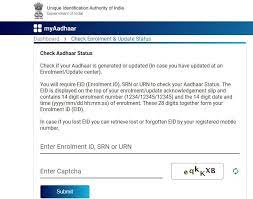 aadhaar status check 2024 enrollment