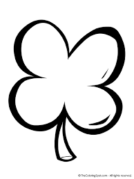 4 leaf clover coloring page audio